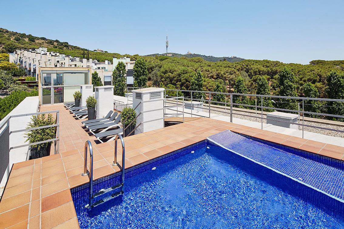 Апартаменты Residencia Universitaria Sarria Барселона Экстерьер фото